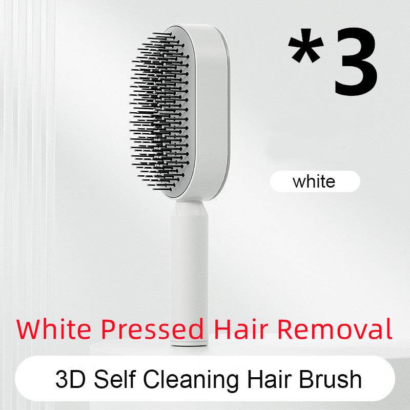 Self Cleaning Hair Brush with Scalp Massage & Detangling - Mahovastore
