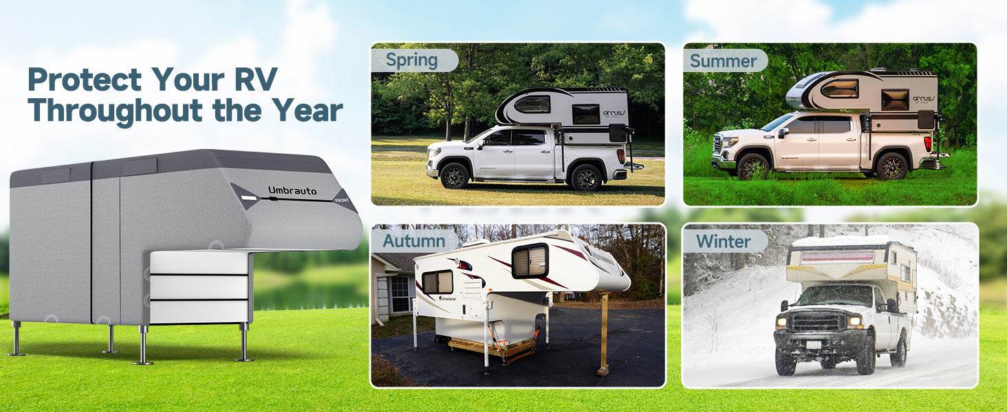 Heavy-Duty 7-Layer Truck Camper Cover - Mahovastore