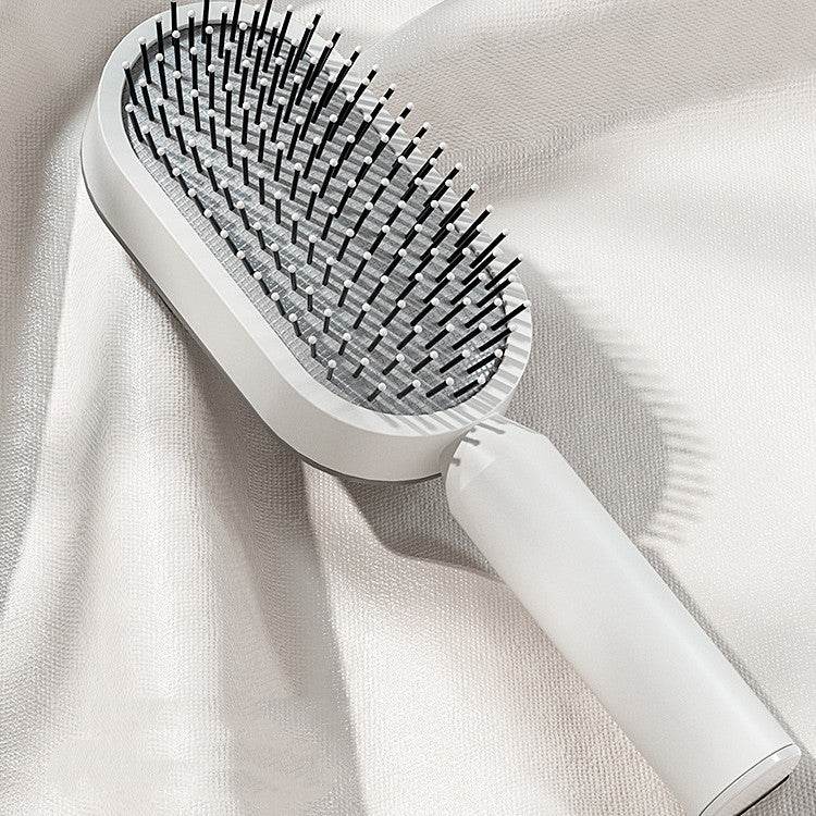 Self Cleaning Hair Brush with Scalp Massage & Detangling - Mahovastore