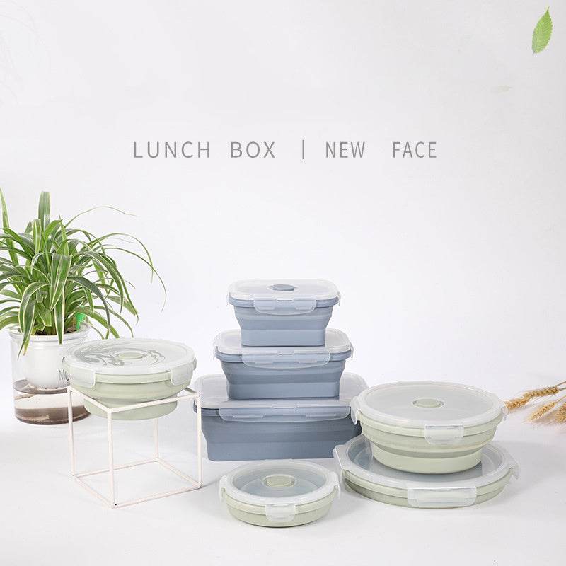 Reusable Silicone Lunch Box – Leakproof & Eco-Friendly - Mahovastore