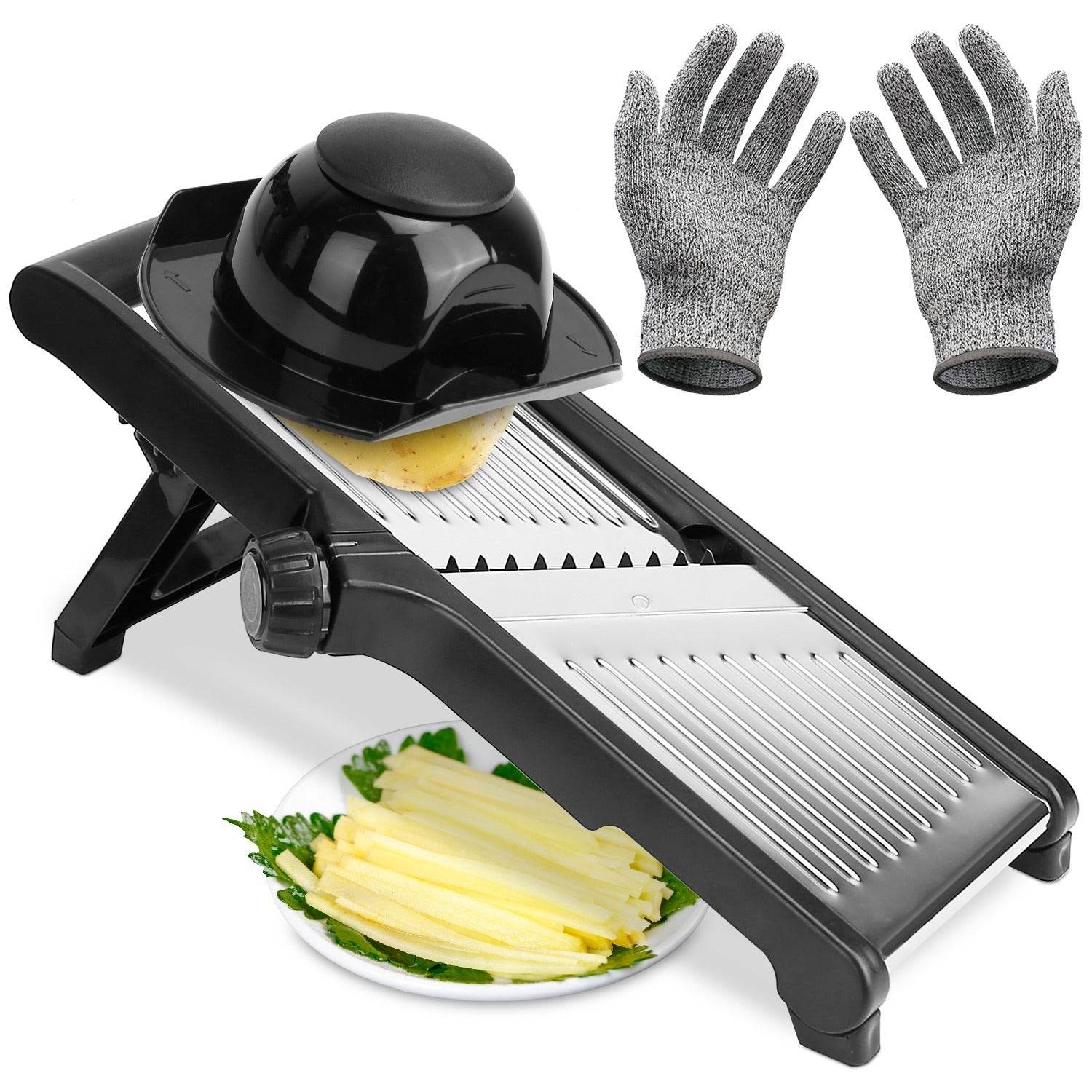 Stainless Steel Mandoline Food Slicer for Precise, Easy Cutting - Mahovastore
