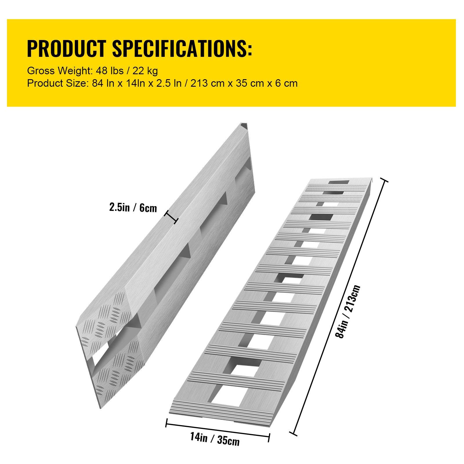 Heavy-Duty Aluminum Car Loading Ramps - Mahovastore