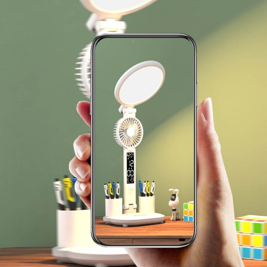 Multifunctional LED Clock Desk Lamp - Mahovastore