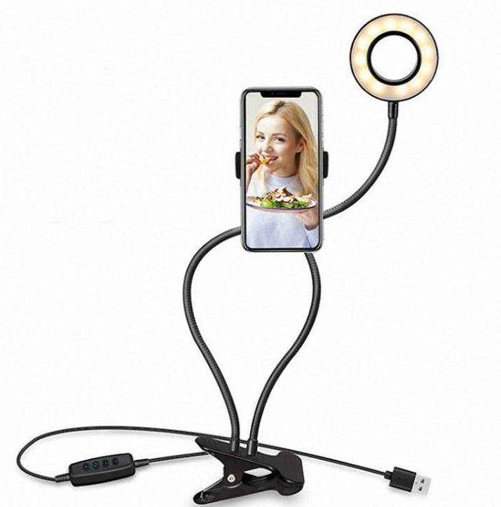 Adjustable LED Selfie Ring Light with Stand for Perfect Lighting - Mahovastore