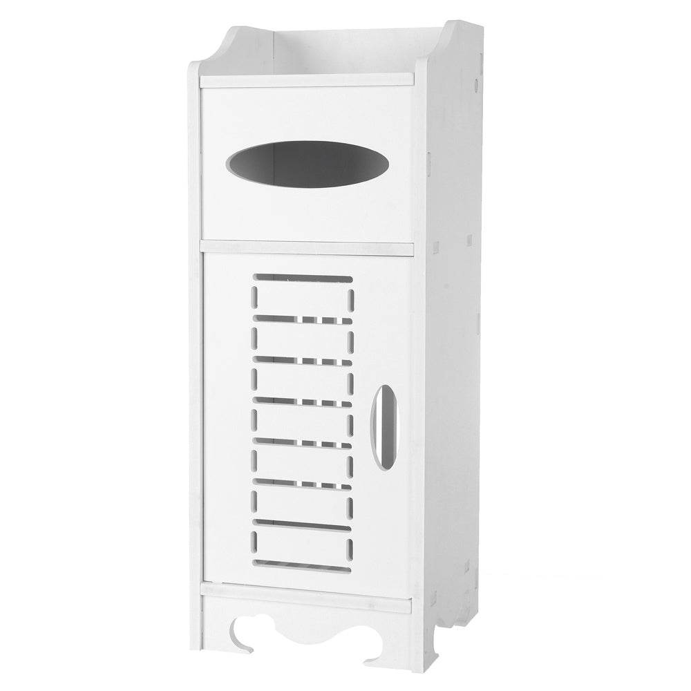 21cm White Bathroom Storage Cabinet - Mahovastore
