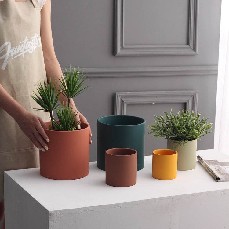 Nordic Ceramic Flower Pot - Mahovastore