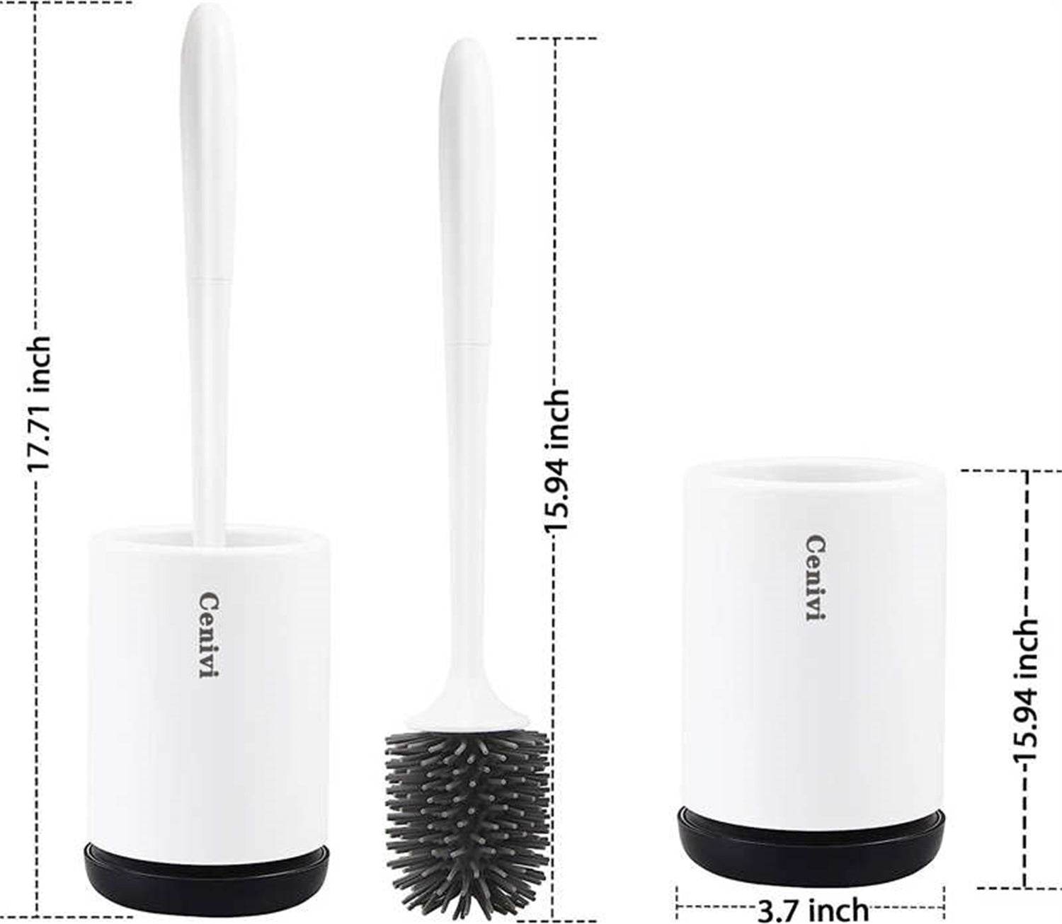 Simple Home Toilet Brush and Holder Set for Cleaning - Mahovastore