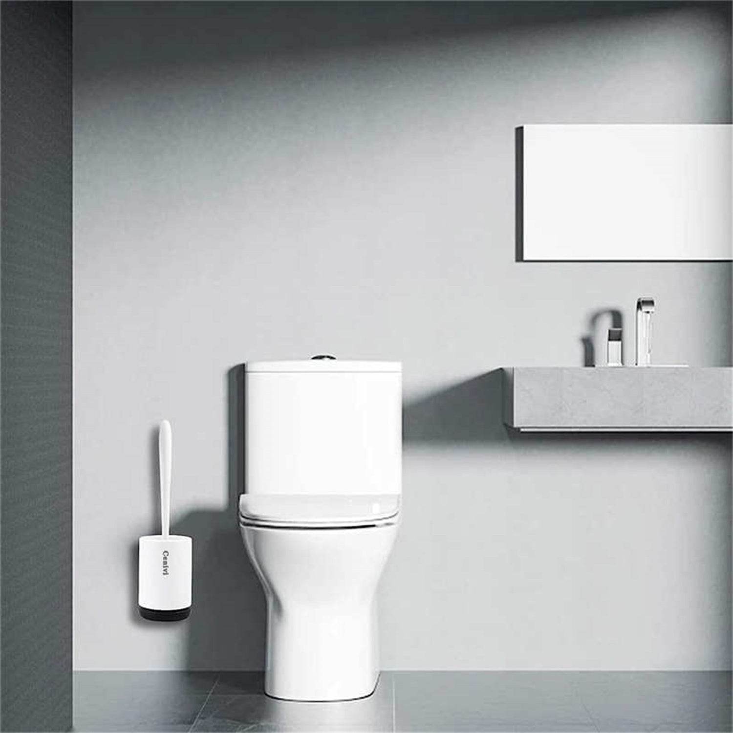 Simple Home Toilet Brush and Holder Set for Cleaning - Mahovastore