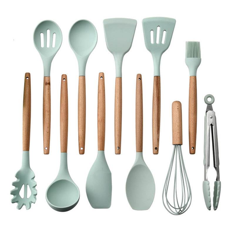 Silicone & Wood Kitchen Set - Mahovastore