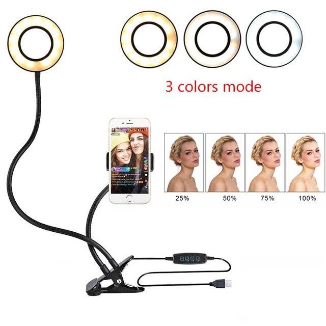 Adjustable LED Selfie Ring Light with Stand for Perfect Lighting - Mahovastore