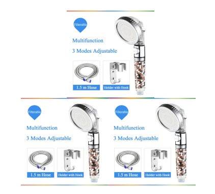 Best Pressurized Shower Head with Negative Ion Filter - Mahovastore
