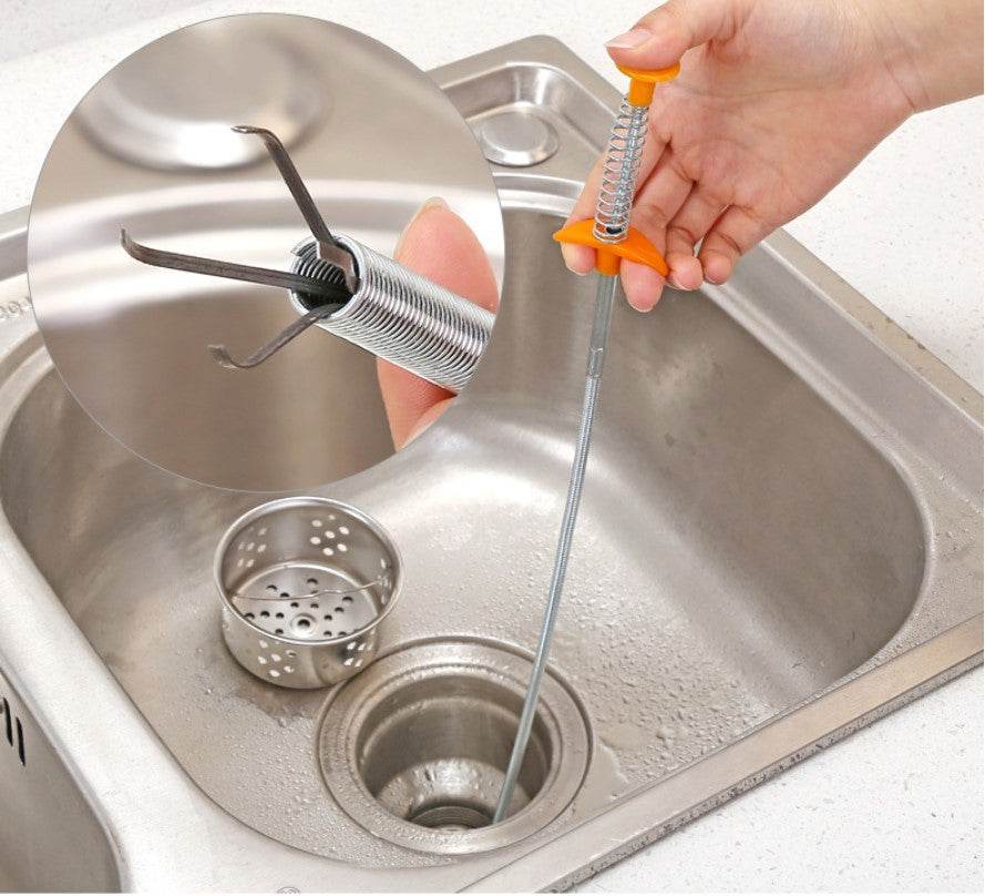60CM Drain Cleaning Tool for Kitchen Sink – Quick & Easy to Use - Mahovastore