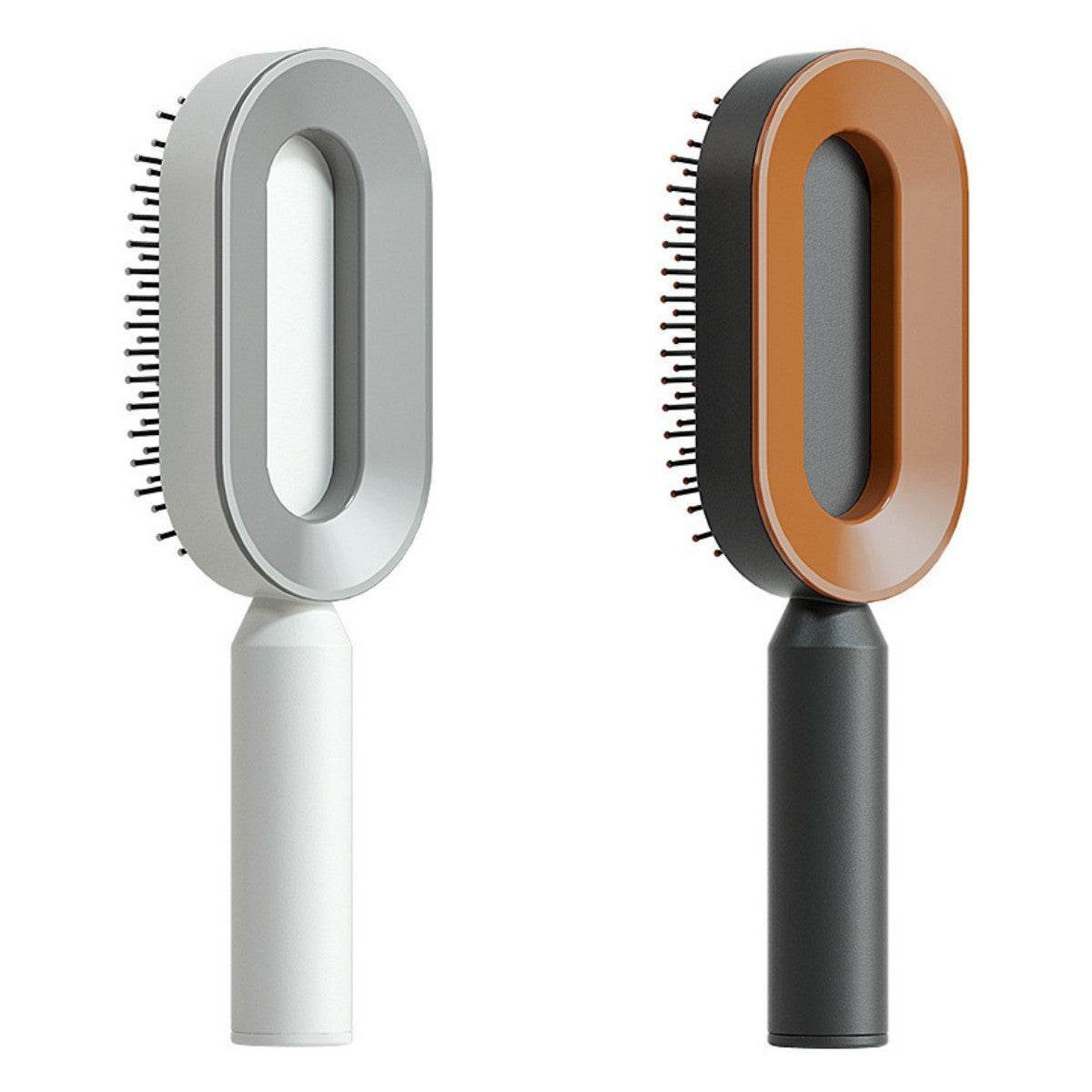 Self Cleaning Hair Brush with Scalp Massage & Detangling - Mahovastore