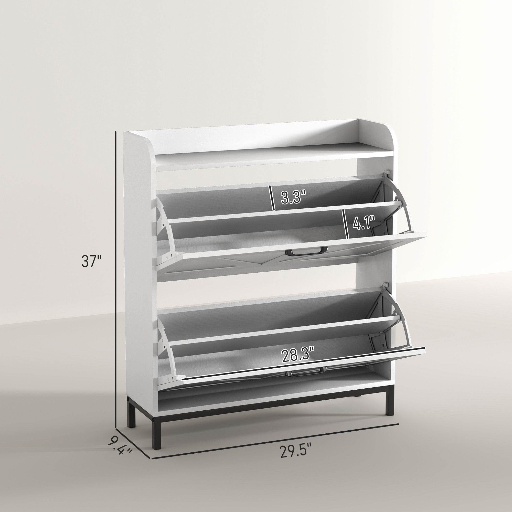 Narrow Shoe Storage Cabinet - Mahovastore