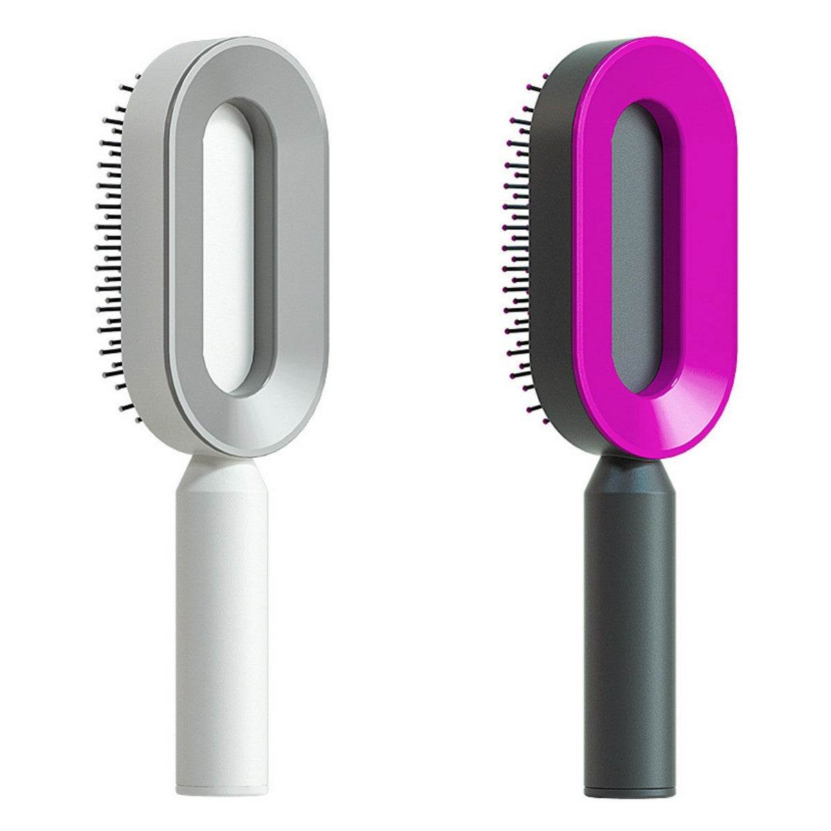 Self Cleaning Hair Brush with Scalp Massage & Detangling - Mahovastore