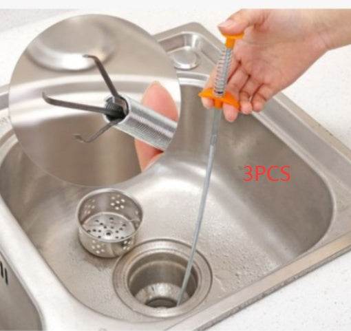 60CM Drain Cleaning Tool for Kitchen Sink – Quick & Easy to Use - Mahovastore