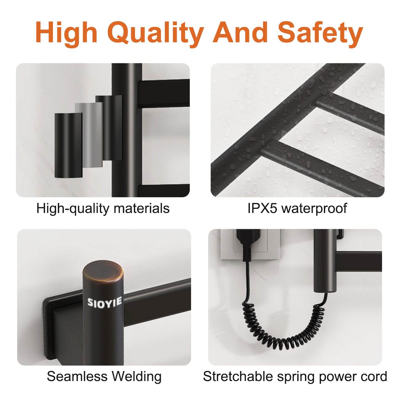 SIOYIE Electric Towel Warmer – Wall-Mounted for Easy Use - Mahovastore