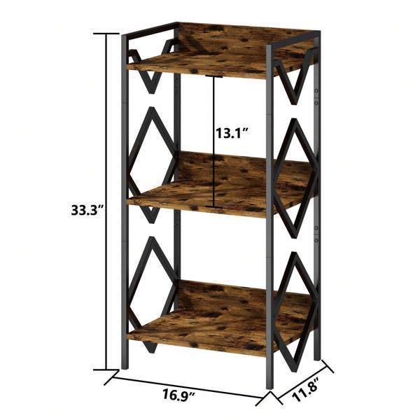 3-tier Bookshelves For Small Spaces - Mahovastore