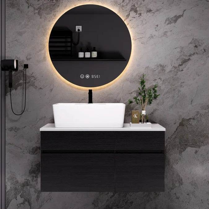 31.5'' Wall-Mounted Bathroom Vanity - Mahovastore