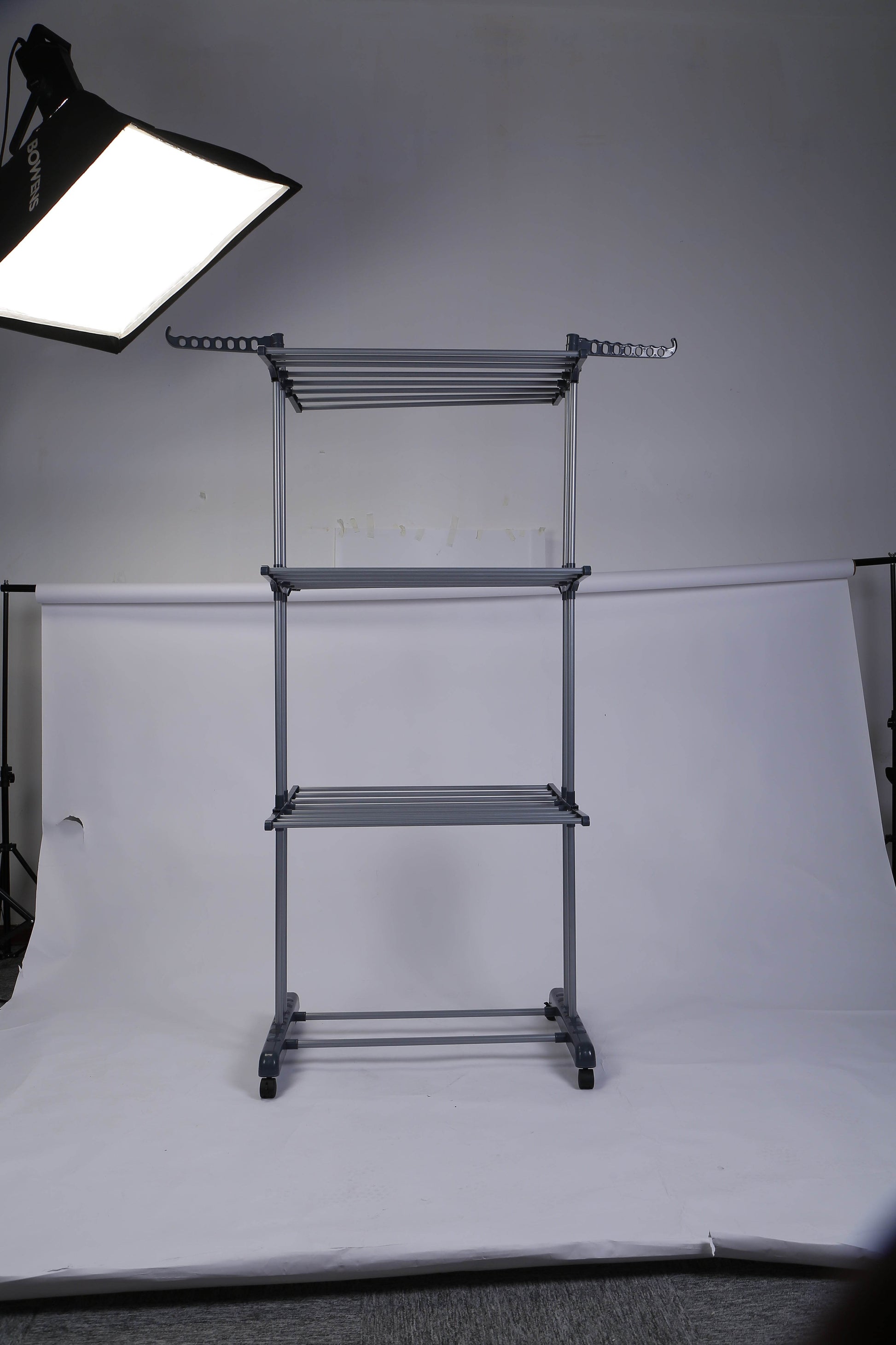 3-Tier Rolling Clothes Drying Rack - Mahovastore