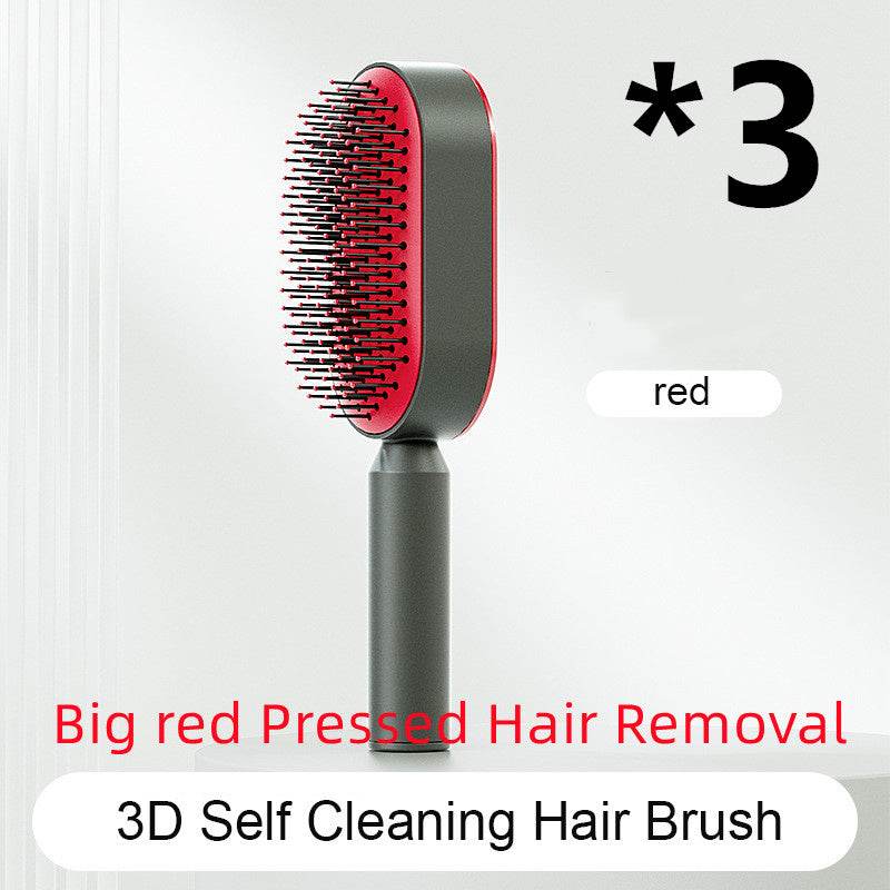 Self Cleaning Hair Brush with Scalp Massage & Detangling - Mahovastore