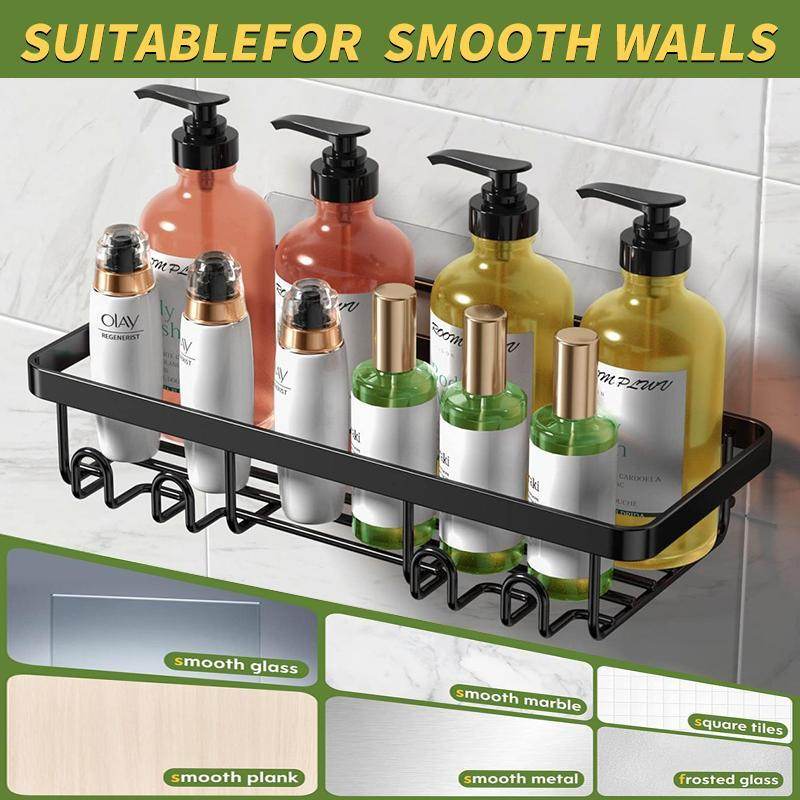 Heavy Duty Wall Mounted Shower Shelf – Bathroom Storage - Mahovastore