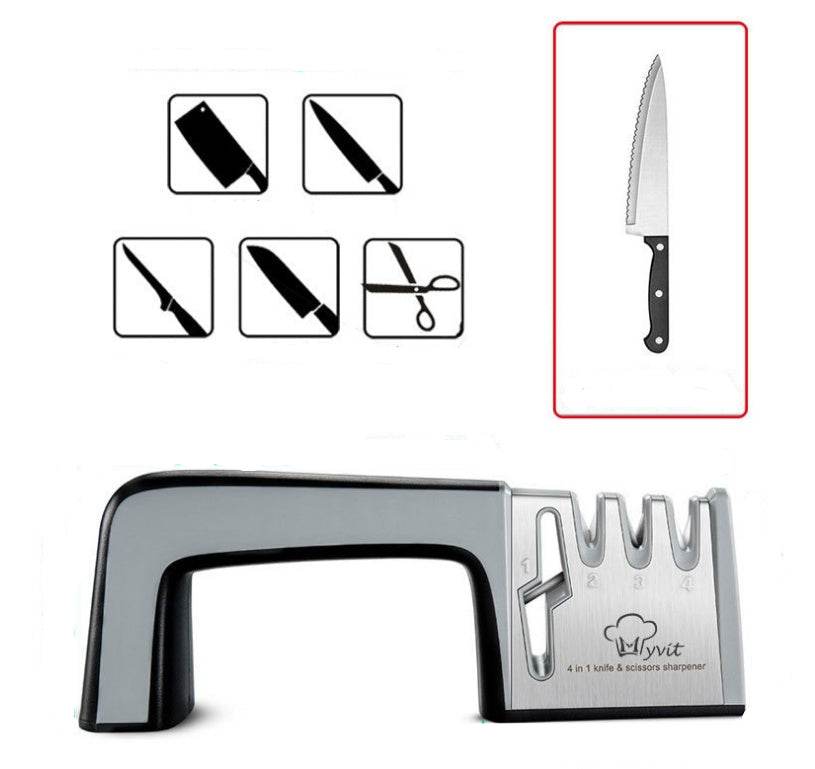 4-in-1 Kitchen Knife Sharpener - Mahovastore