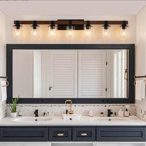 50'' Farmhouse 7-Light Vanity - Mahovastore