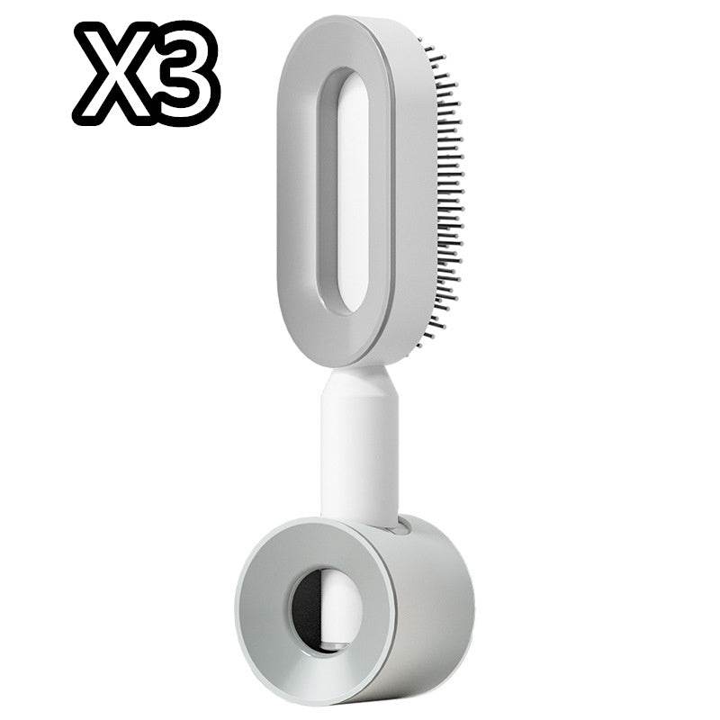Self Cleaning Hair Brush with Scalp Massage & Detangling - Mahovastore