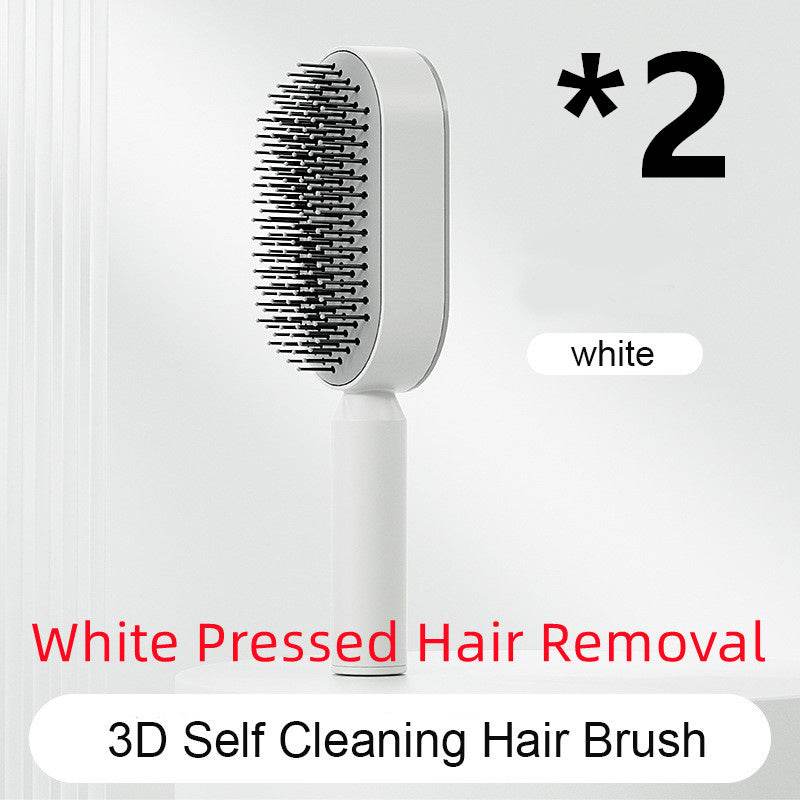 Self Cleaning Hair Brush with Scalp Massage & Detangling - Mahovastore