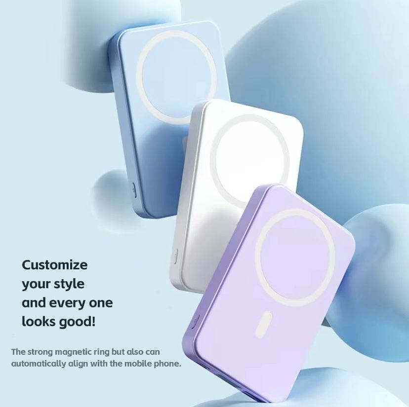 Magnetic Wireless Power Bank 10000mAh Fast Charger - Mahovastore