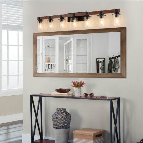 50'' Farmhouse 7-Light Vanity - Mahovastore