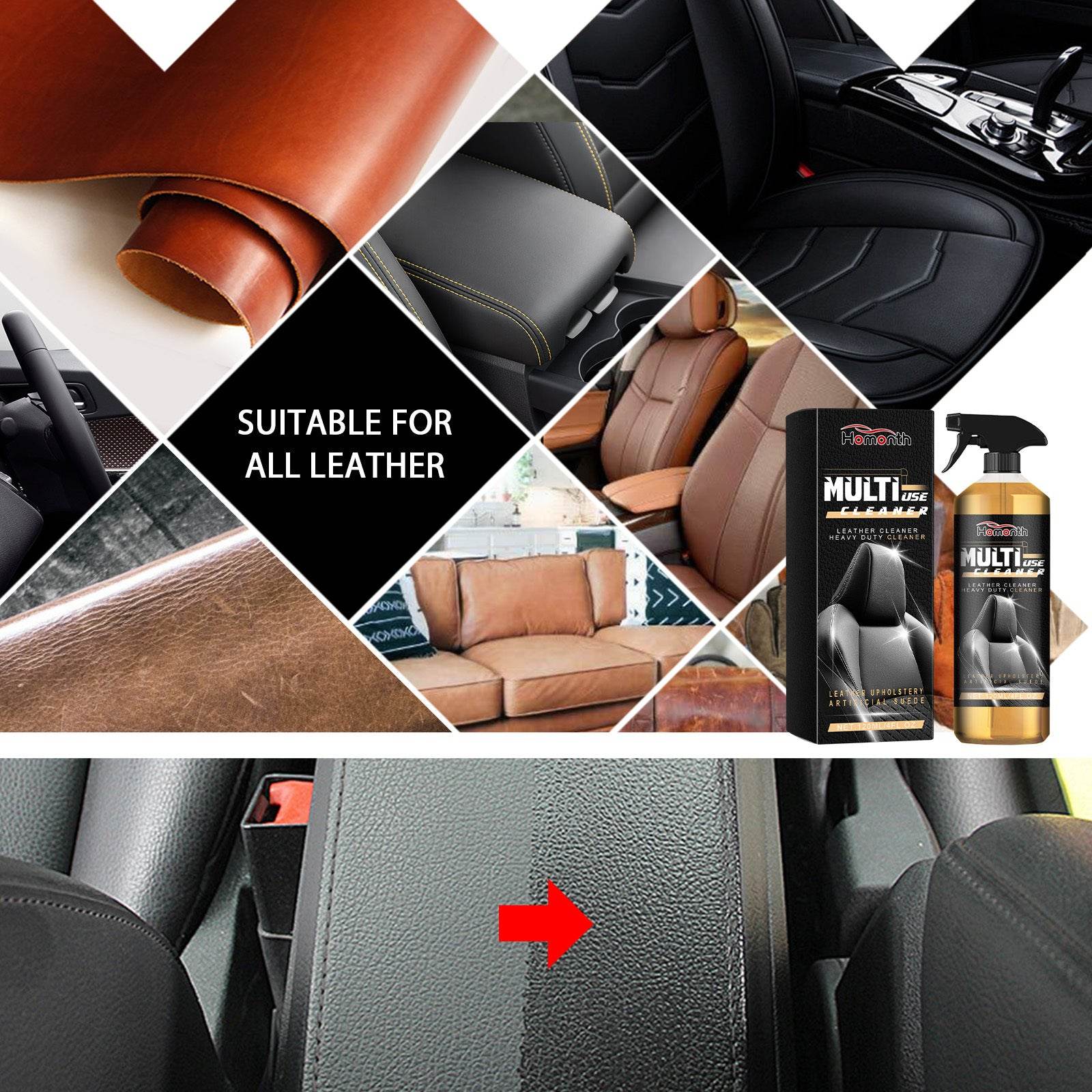 Car Leather Cleaner Set - Mahovastore