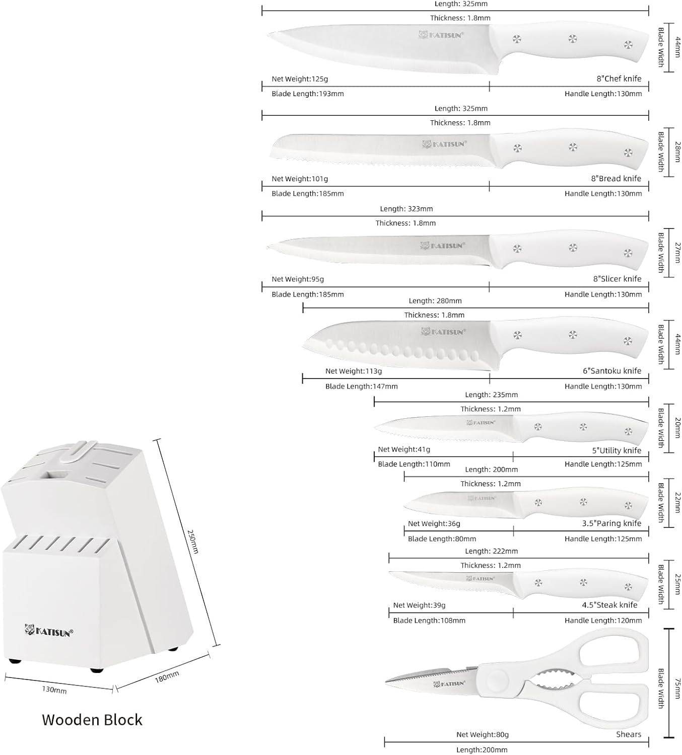High Carbon Steel Knife Set - Mahovastore