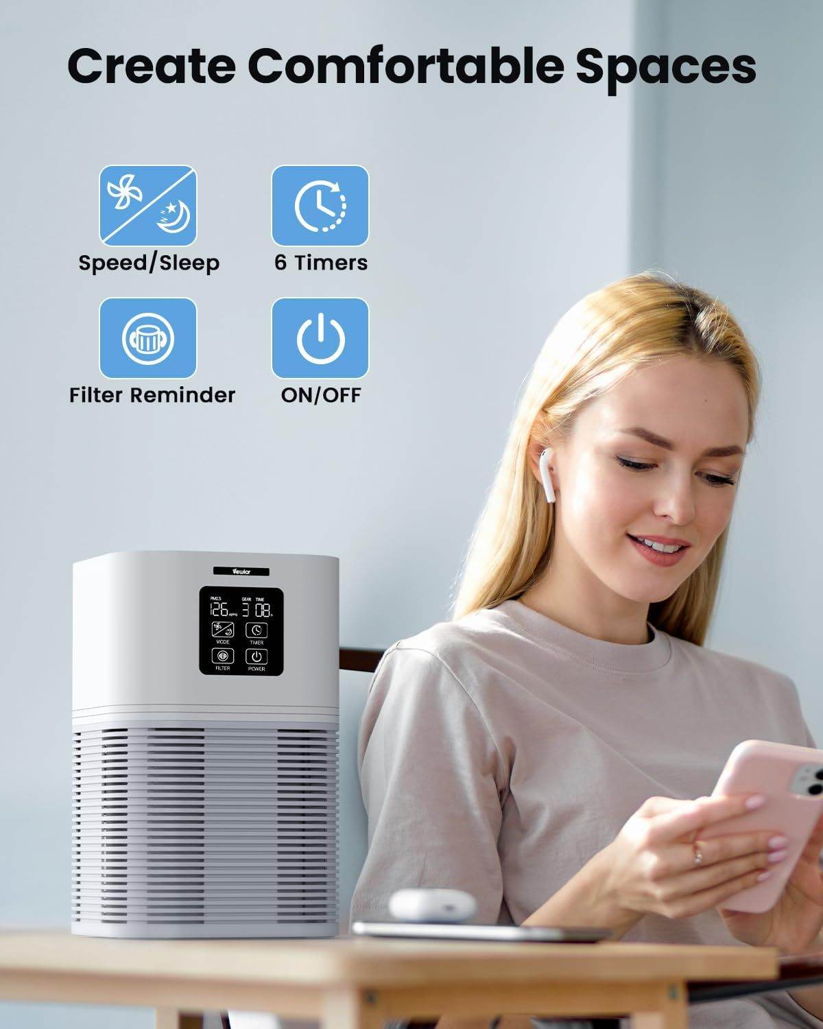 Smart HEPA Air Purifier - Mahovastore