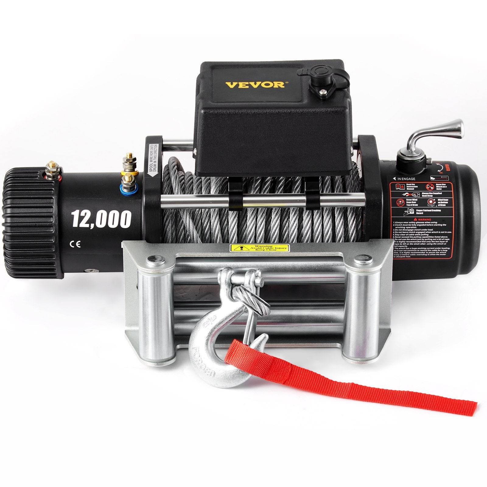 Truck Electric Winches 12000lbs with Remote Control - Mahovastore