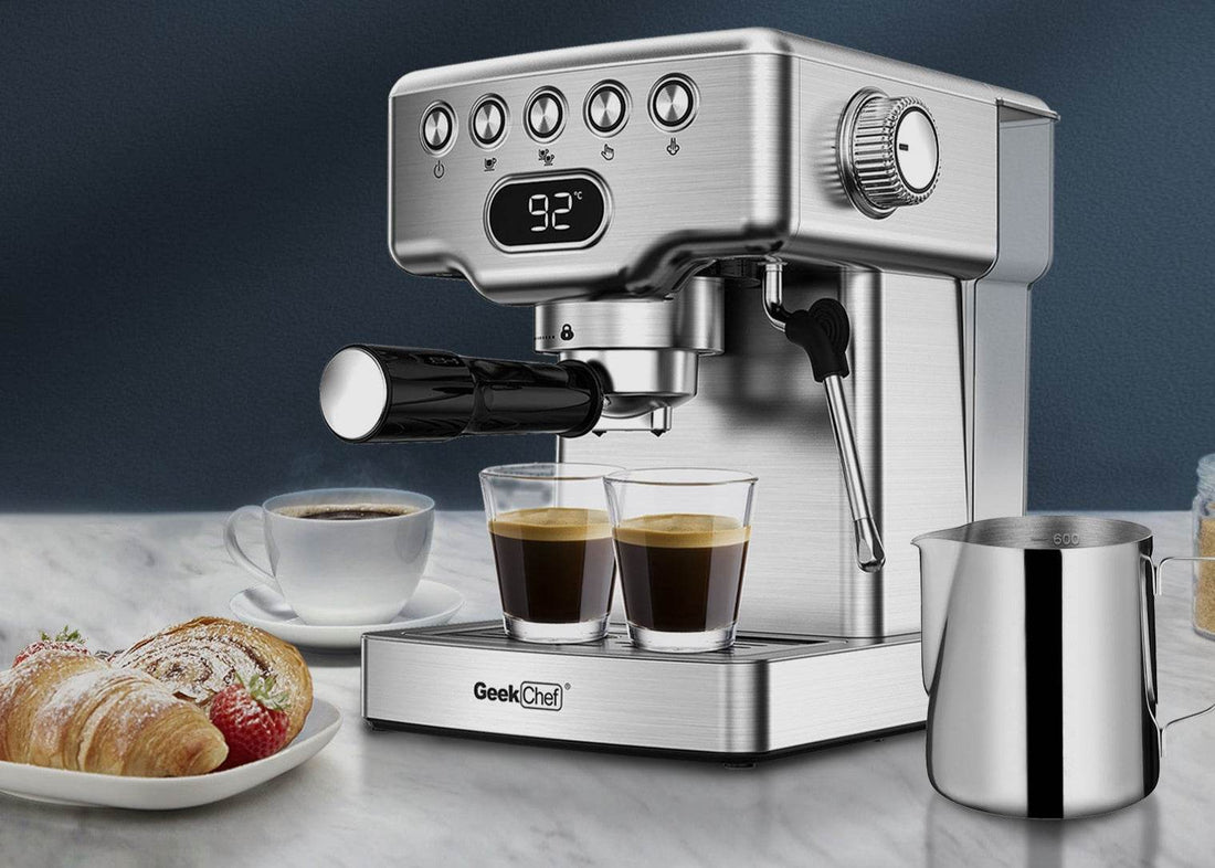 20 Bar Espresso Machine With Frother - Mahovastore