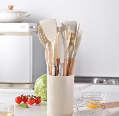 Silicone & Wood Kitchen Set - Mahovastore