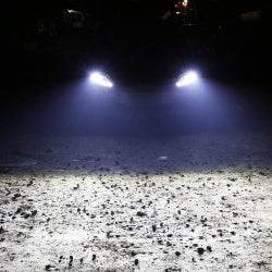 Silver Integrated Car Headlights - Mahovastore
