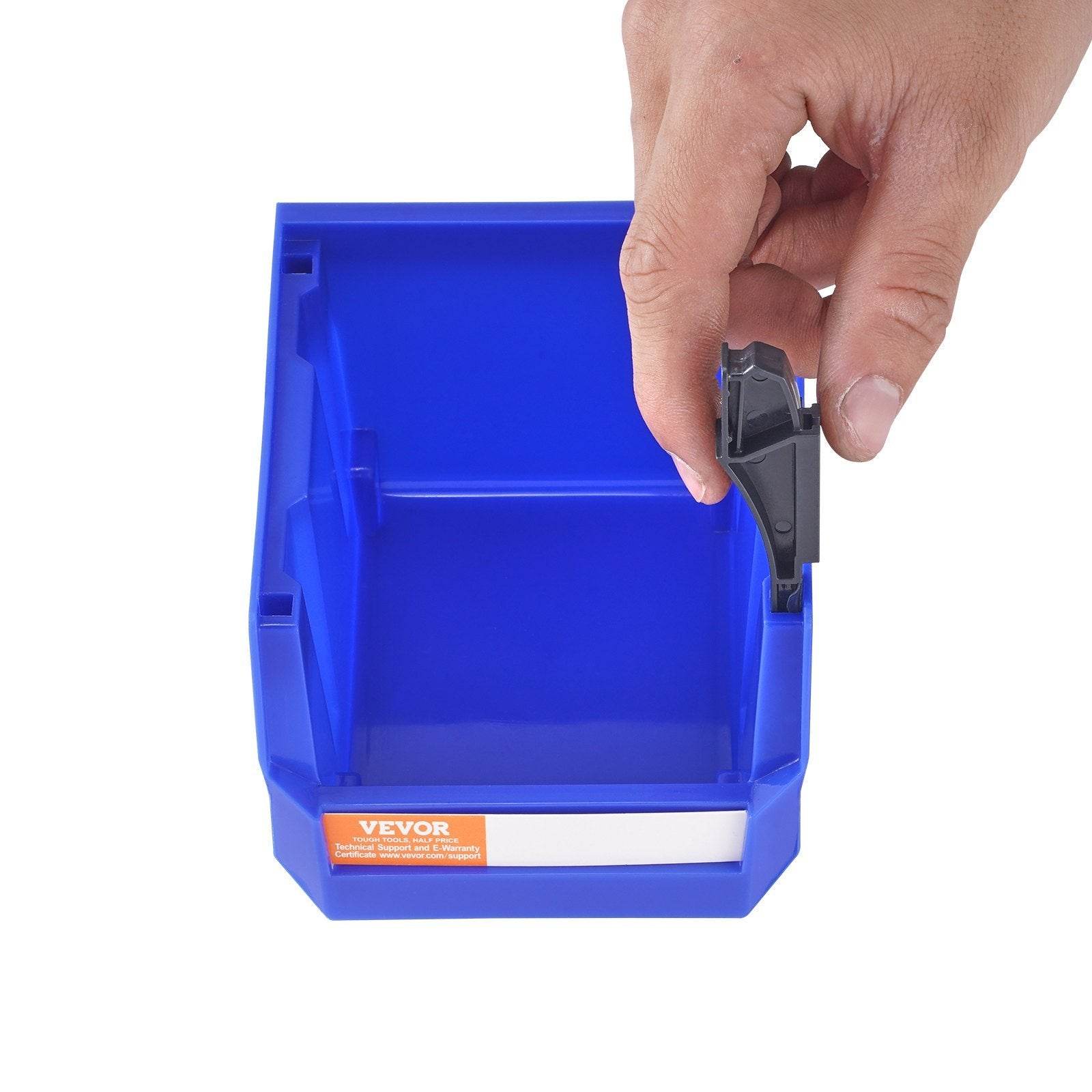 24-Pack Stackable Colorful Plastic Storage Bins for Organizing - Mahovastore