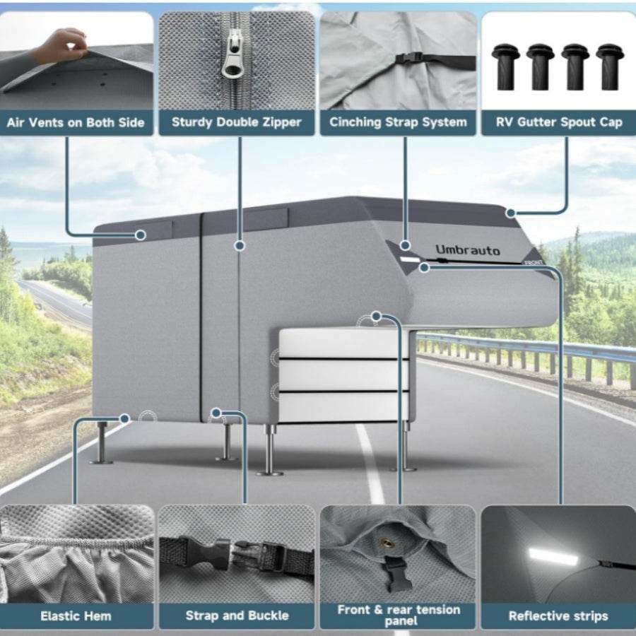 Heavy-Duty 7-Layer Truck Camper Cover - Mahovastore