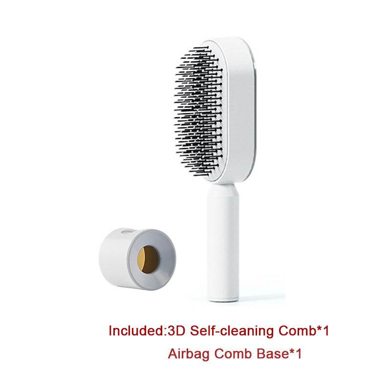Self Cleaning Hair Brush with Scalp Massage & Detangling - Mahovastore