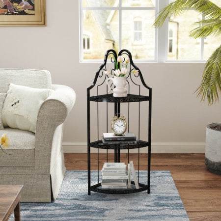 3-Tier Corner Bookshelf - Mahovastore