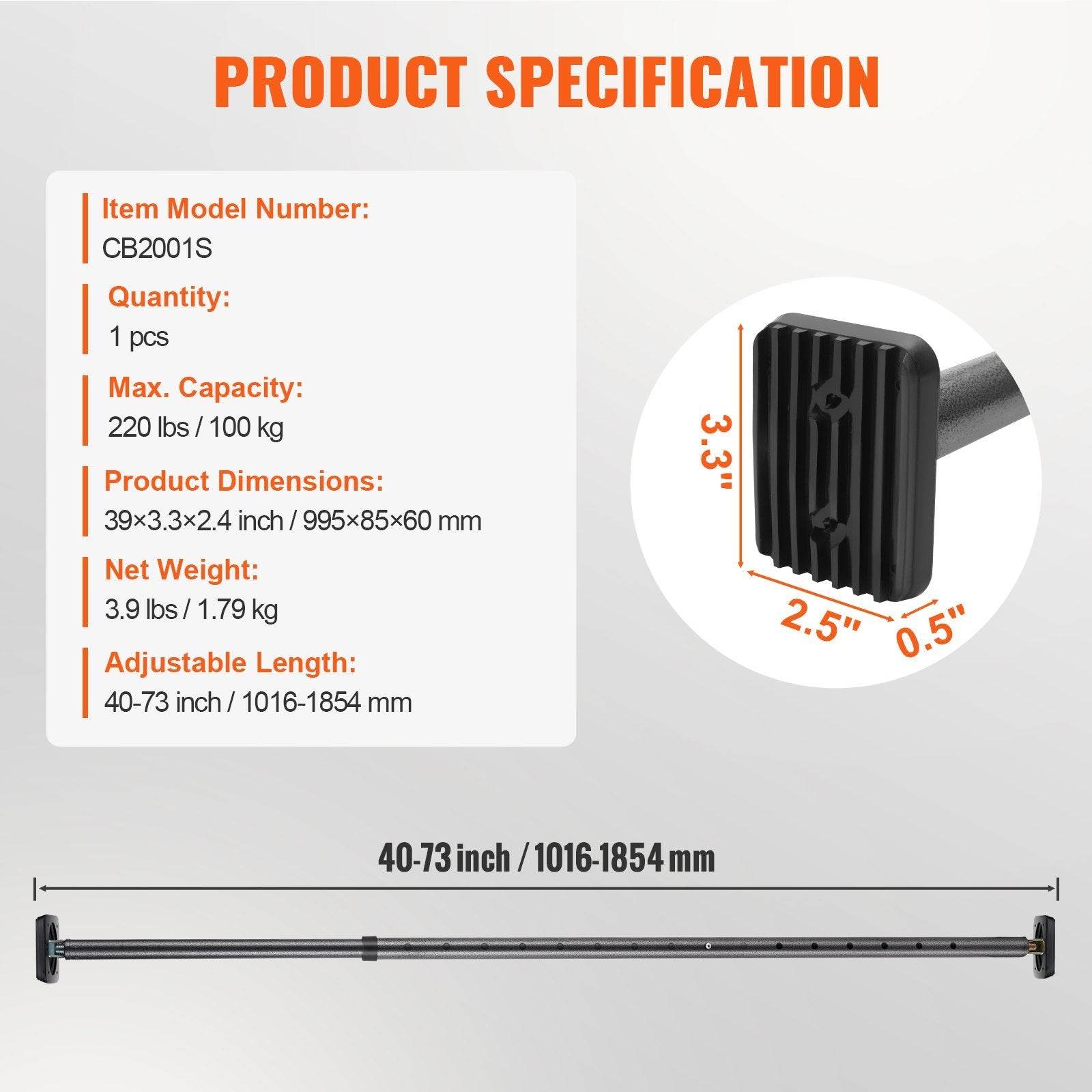 Adjustable Truck Bed Cargo Bar - Mahovastore