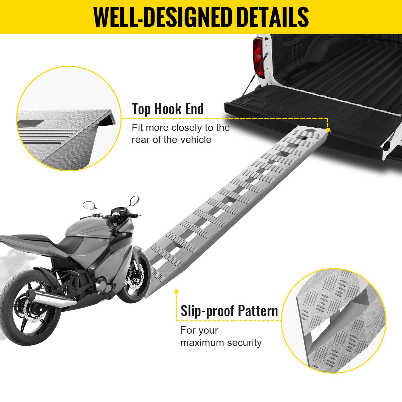 Heavy-Duty Aluminum Car Loading Ramps - Mahovastore