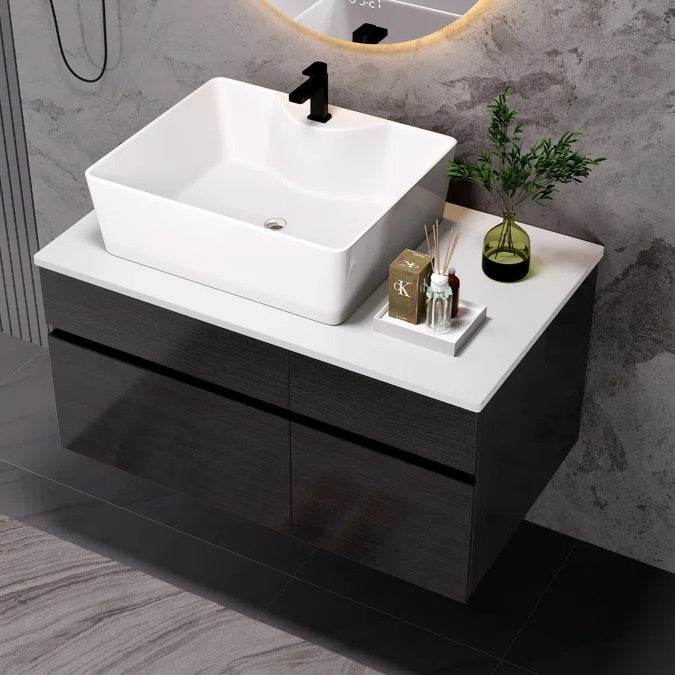 31.5'' Wall-Mounted Bathroom Vanity - Mahovastore