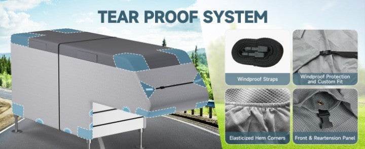 Heavy-Duty 7-Layer Truck Camper Cover - Mahovastore