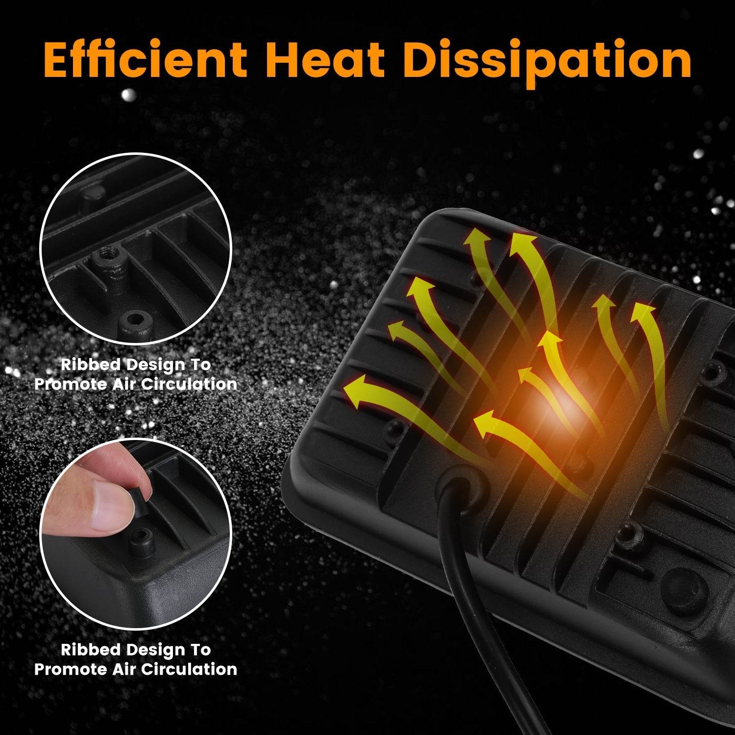 2Pcs 4x6in LED Car Headlights - Mahovastore