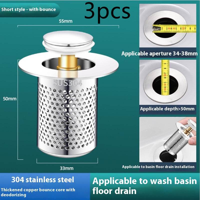 Drain Basin: Wash Basin Drainer with Bouncing Core Feature - Mahovastore