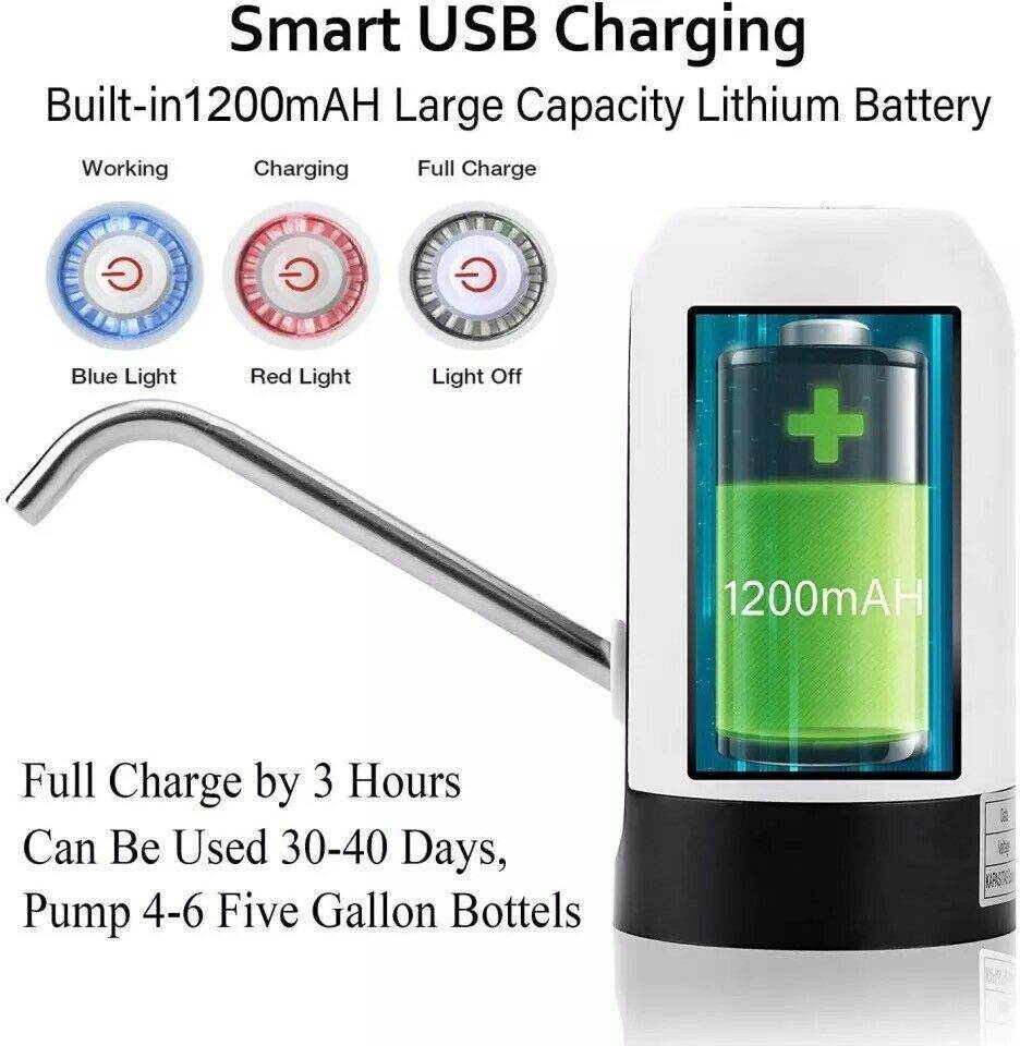 USB Automatic Water Bottle Dispenser - Mahovastore